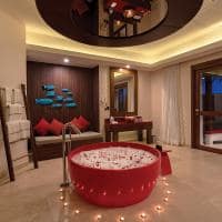 Oblu select at sangeli maldives honeymoon select ocean villa banheiro