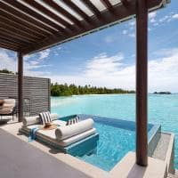 Over pool villa deck