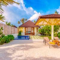 Romantic beach villa with pool c