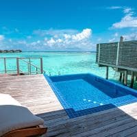 Romantic water villa with pool h