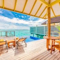 Romantic water villa with pool j
