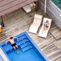 Romantic water villa with pool k