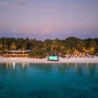 Sirru fen fushi sales maldivas aerial sunset