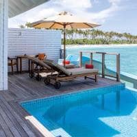Siyam world maldivas lagoon villa pool slide deck