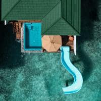 Siyam world maldives villa with pool slide