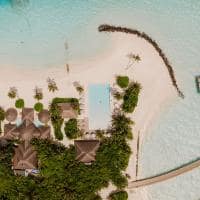 Sun siyam iru veli maldivas pool aerial