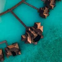 Sun siyam irufushi maldivas aerial view
