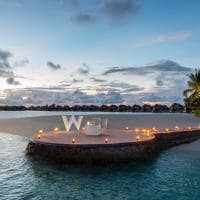 W maldives maldivas jantar romantico