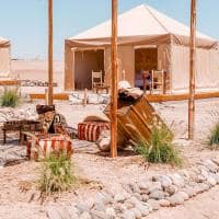 Marrocos agafay deserto inara camp barraca