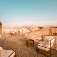 Marrocos agafay deserto inara camp varanda