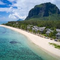Jw marriott mauritius resort vista da praia