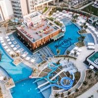 Mexico hard rock hotel los cabos pool drone