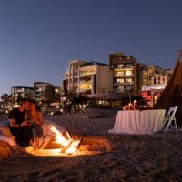 Mexico hard rock hotel los cabos romantic sunset dinner