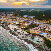 Mexico hard rock riviera maya aerial beach