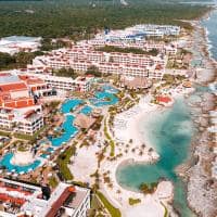 Mexico hard rock riviera maya side drone