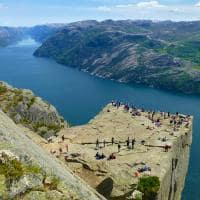 Noruega preikestolen pulpito pedra vista