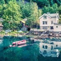 Tarde de verão em Geiranger, Noruega