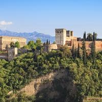Alhambra visualizado a partir do mirador de san nicolau granada Espanha