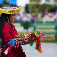 Peru festa sol inti raymi mulher
