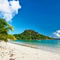 Praia em Seychelles