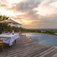 Mara bushtops jantar proximo piscina