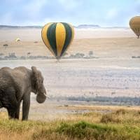 Passeio de balão no Quênia