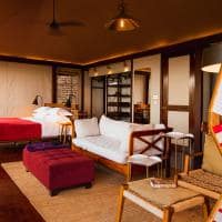 Quenia angama masai mara parque nacional tented suite quarto