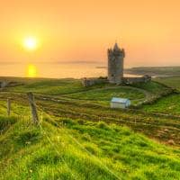 Irlanda castelo doonagore pordosol