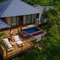 Raffles seychelles hillside pool villa exterior