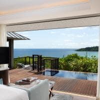 Raffles seychelles ocean view pool villa vista