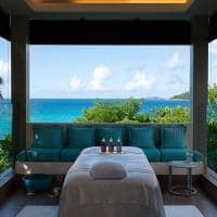 Raffles seychelles spa sala de tratamento