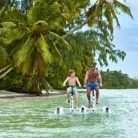 Waldorf astoria seychelles platte island water bike