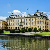 Vista externa do Palácio de real de Drottningholm - Estocolmo, Suécia.