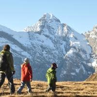 Switzerland tourism caminhada no vale lauterbrunnen gspaltenhorn