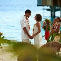 Casamento polinésio no Conrad Bora Bora Nui