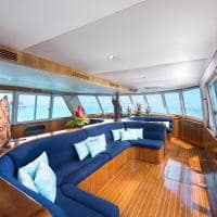 Interior barco privado, Conrad Bora Bora Nui