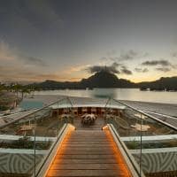 Tahiti the westin bora bora resot lounge bar oa deck