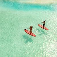 Tahiti the westin bora bora resot stand up paddle