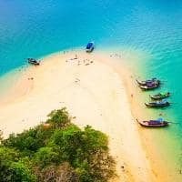 Tailandia kohyao ilha praia aerea