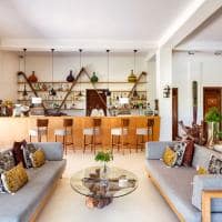 Zanzibar white sand luxury villas area comum
