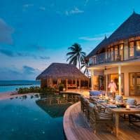 The nautilus maldives jantar privativo no the mansion