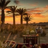 Anantara sahara tozeur resort champagne sunset view