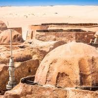 Casas do planeta "Tatouine" no set de Star Wars - Nefta, Tunísia.