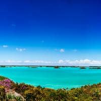 Lagoa azul, Parque Nacional Chalk Sound, Providenciales, Turks and Caicos