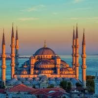 Turquia istambul mesquita sultao ahmed aerea