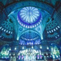 Turquia istambul mesquita sultao ahmed interna