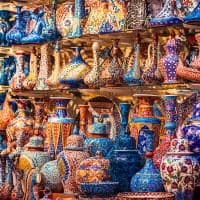 Turquia istambul vasos coloridos