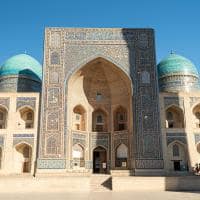 Mir i arab or miri arab madrasah in bukhara uzbekistan
